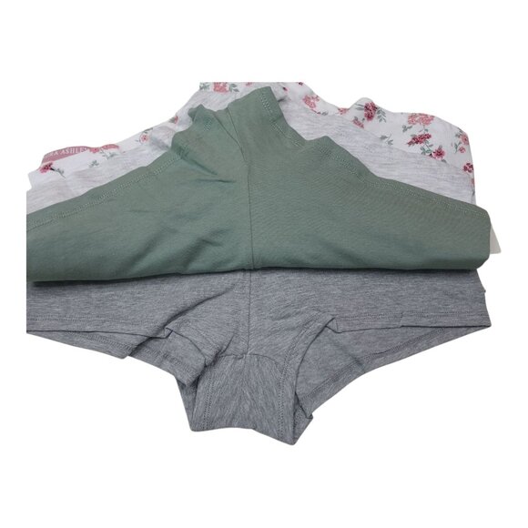 Laura Ashley Womens 5-Pack Panties Boyshorts Medium Tag Free Cotton - Picture 12 of 13